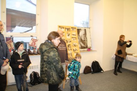 Wystawa starego sprzętu narciarskiego